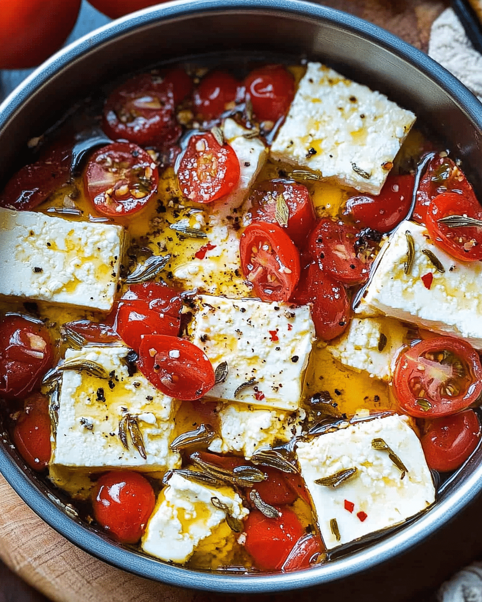 Greek Spicy Baked Feta