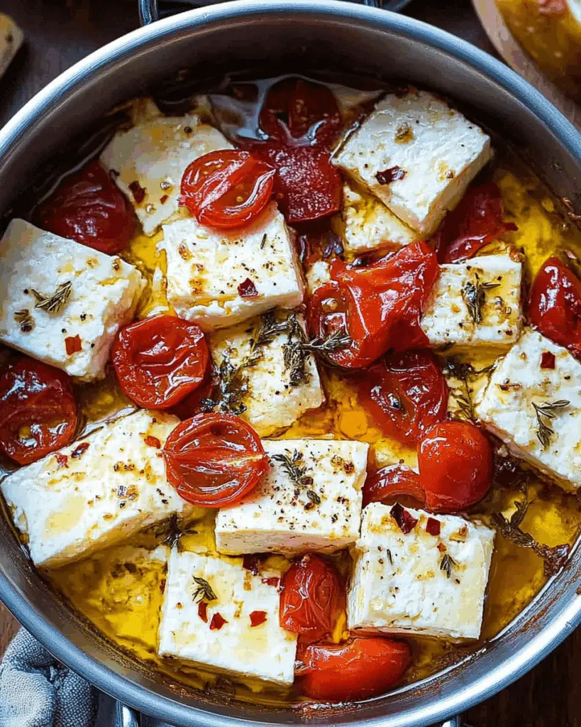 Greek Spicy Baked Feta