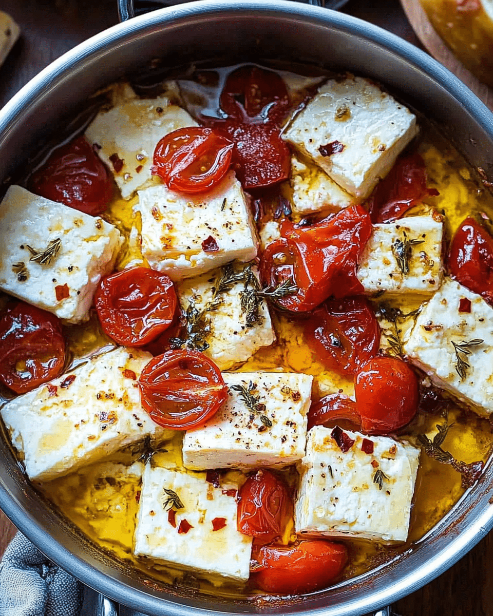Greek Spicy Baked Feta