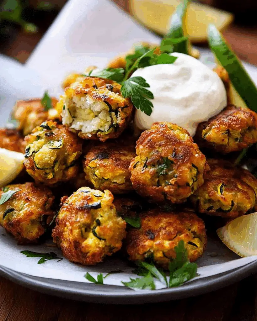 Greek Zucchini Tots