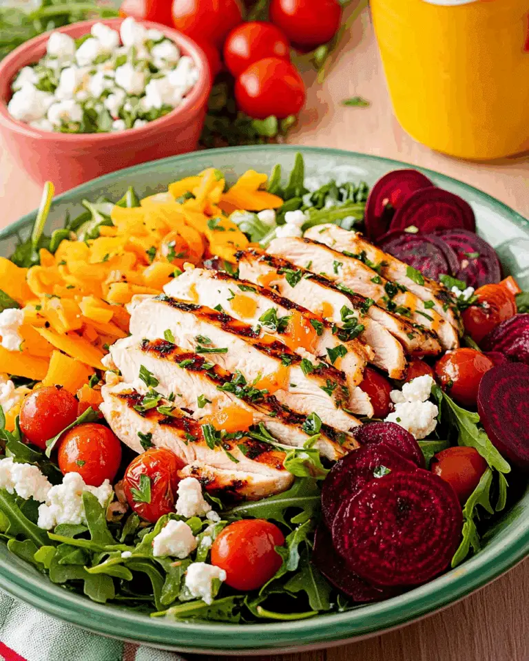 Grilled Chicken Salad with Green Goddess Dressing