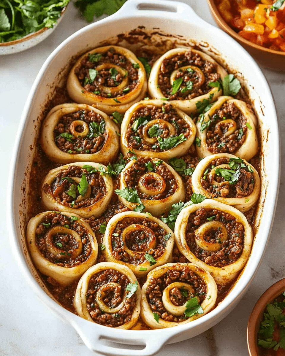 Baked Taco Pinwheels