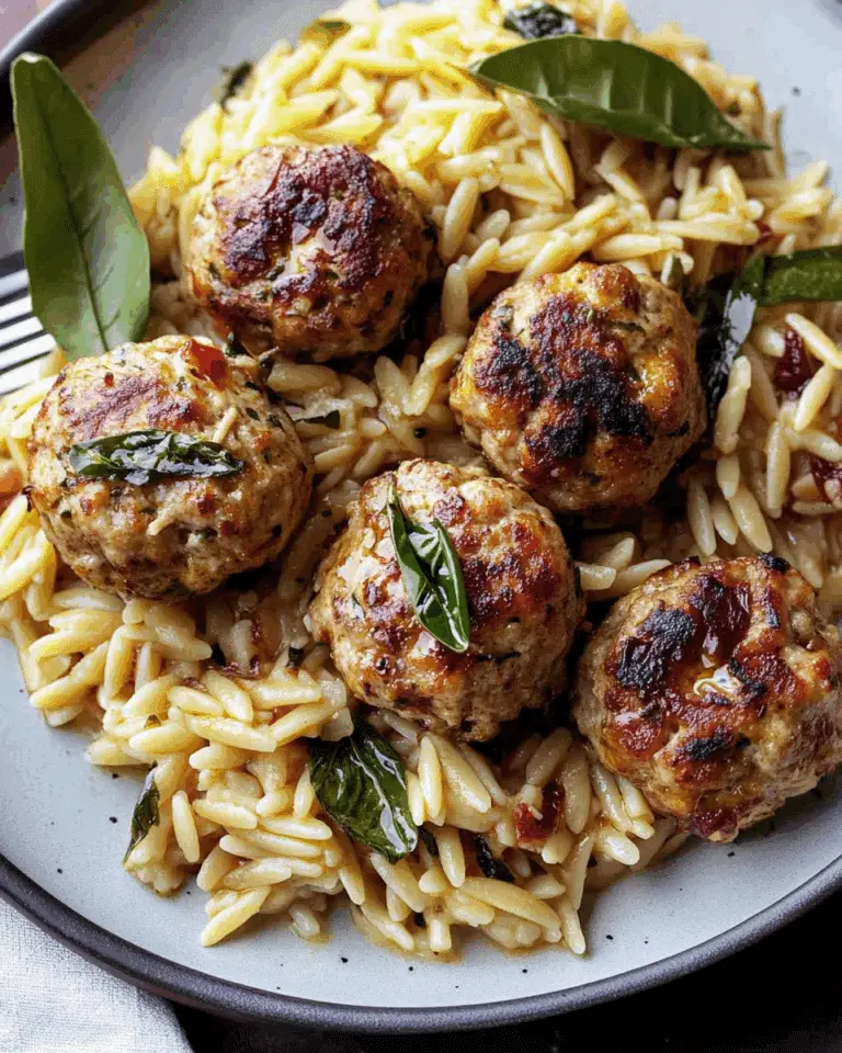 Mediterranean Sun-Dried Tomato Chicken Meatballs