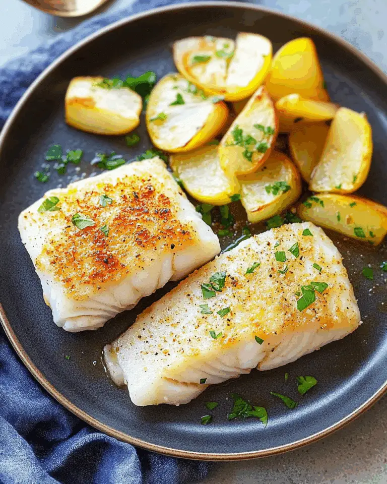 Oven Baked Cod