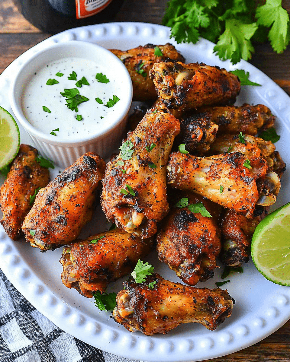 Air Fryer Old Bay Chicken Wings