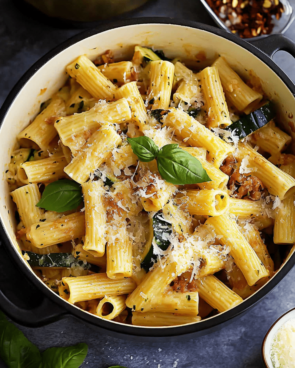 One-Pot Pasta with Zucchini