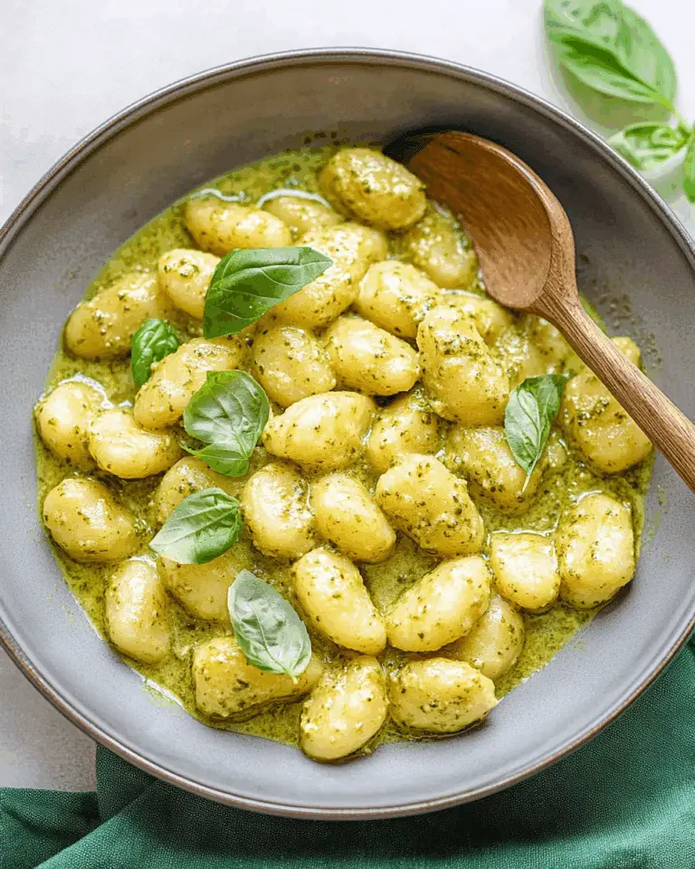 Pesto Gnocchi