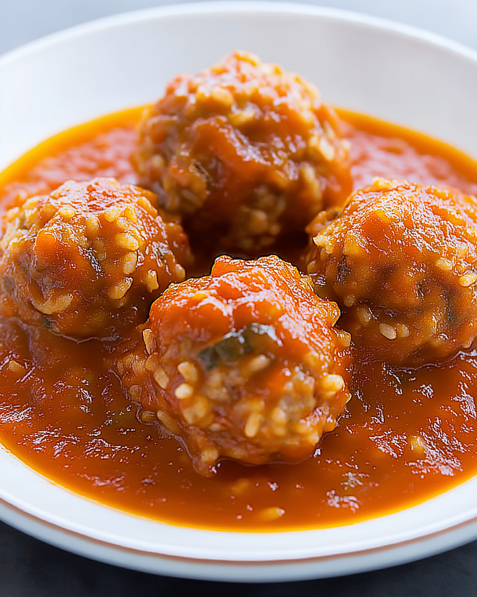 Porcupine Meatballs in Tomato Sauce