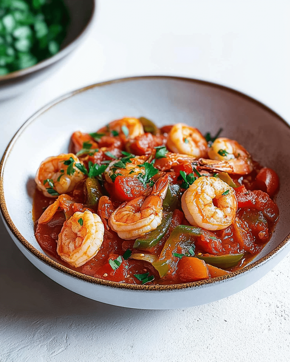 Shrimp Bake in Tomato Sauce