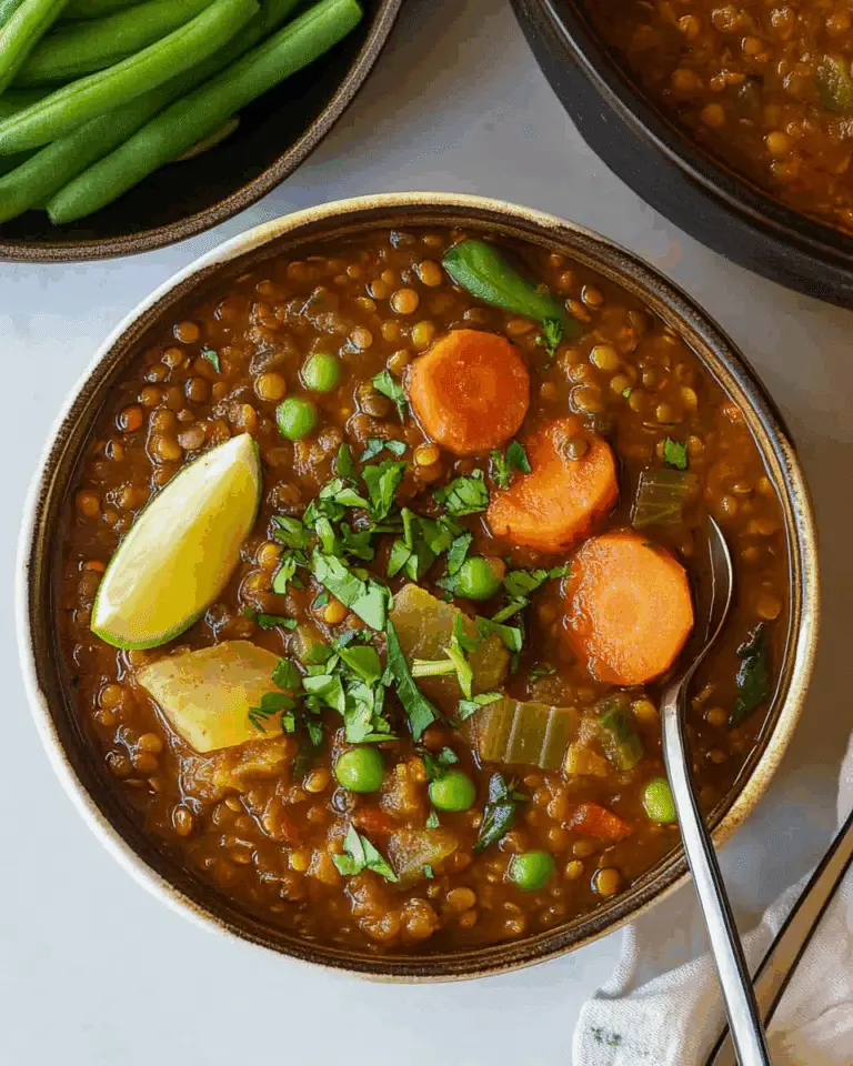Slow Cooker Lentil Soup
