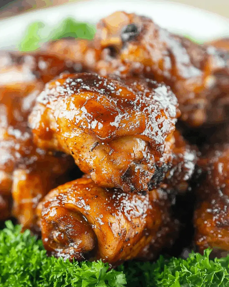 Smoked BBQ Chicken Thighs
