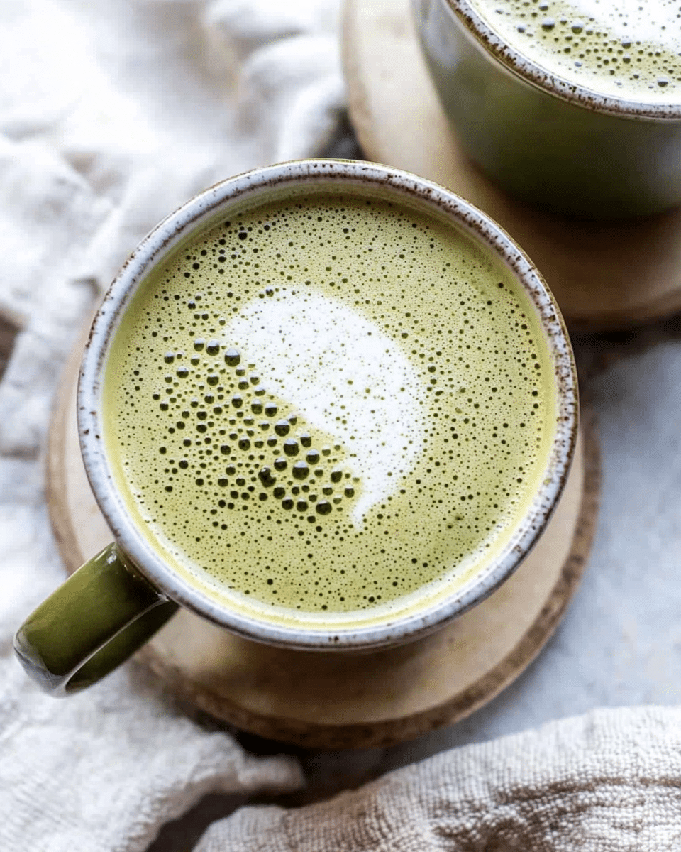 Spiced Matcha Latte