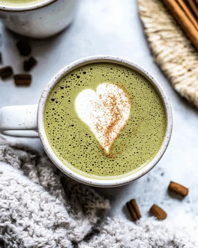 Spiced Matcha Latte