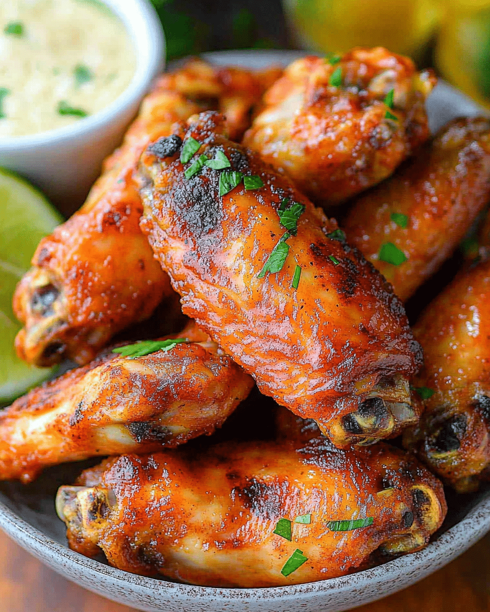 Spicy Ranch Baked Chicken Wings