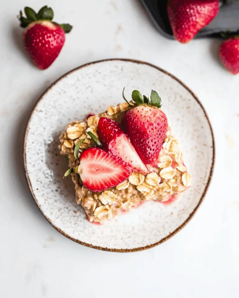 Strawberry Baked Oatmeal