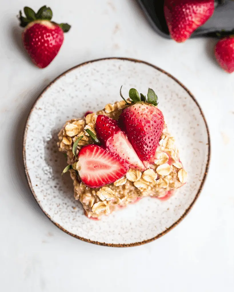 Strawberry Baked Oatmeal