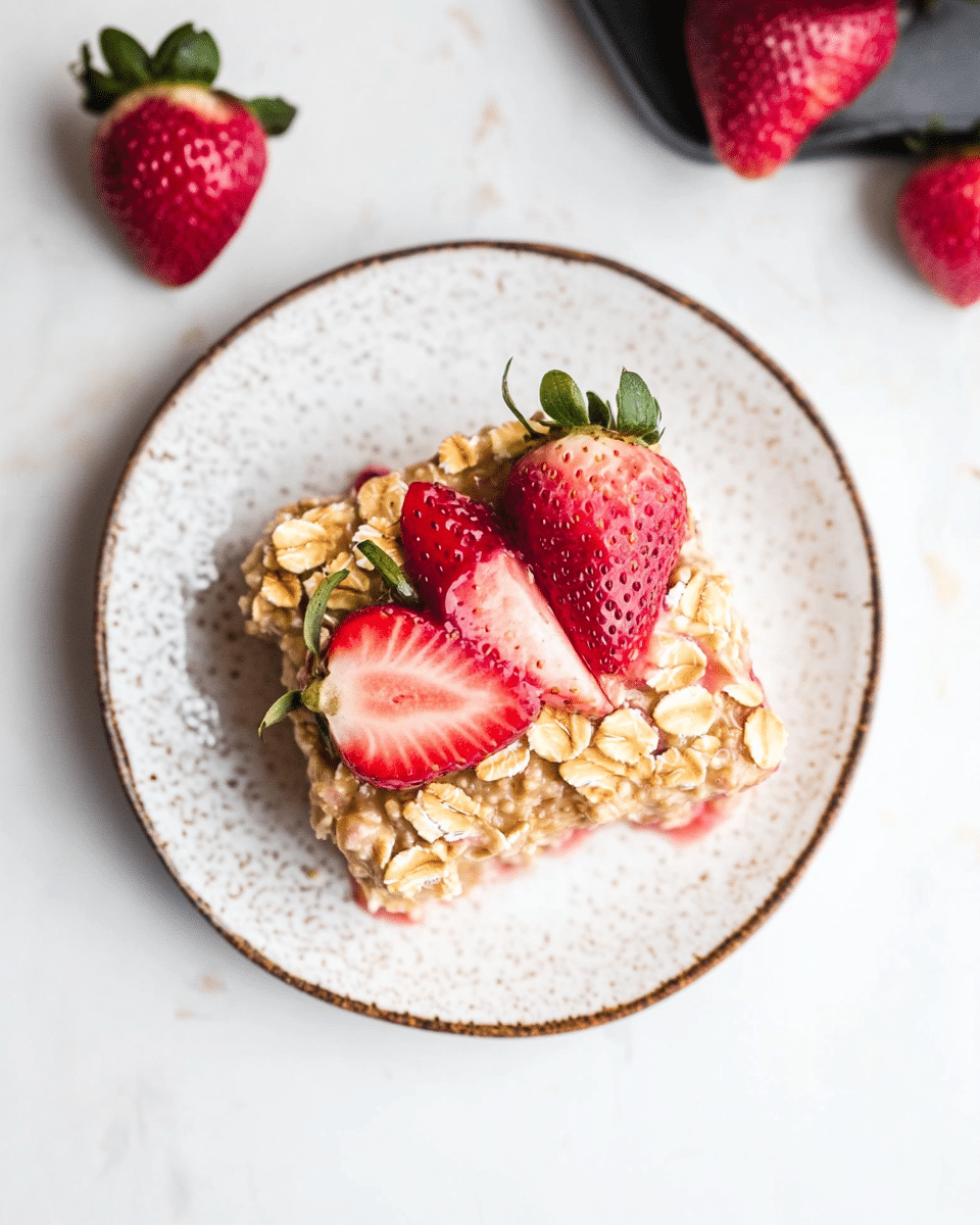 Strawberry Baked Oatmeal