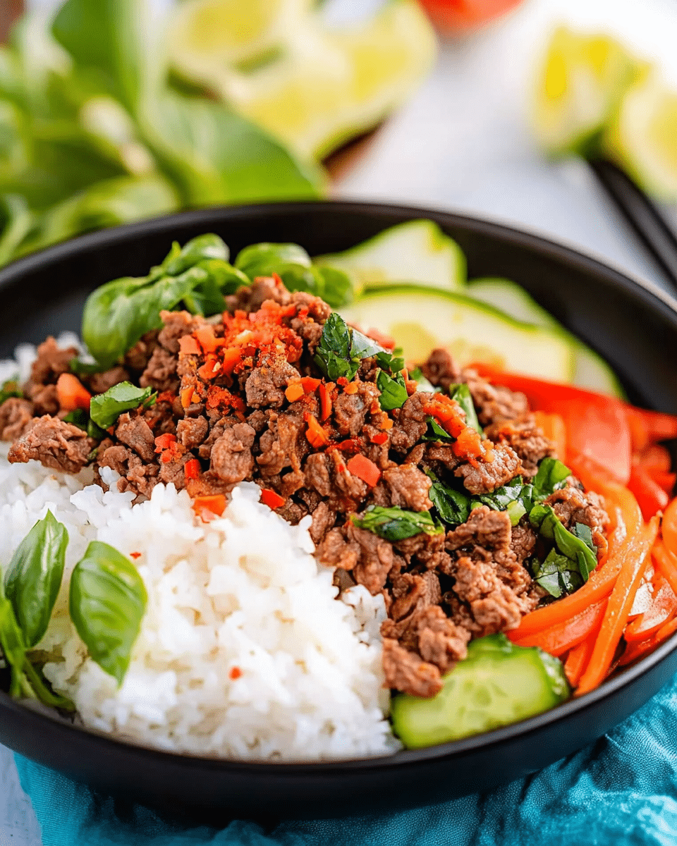 Thai Beef Bowls