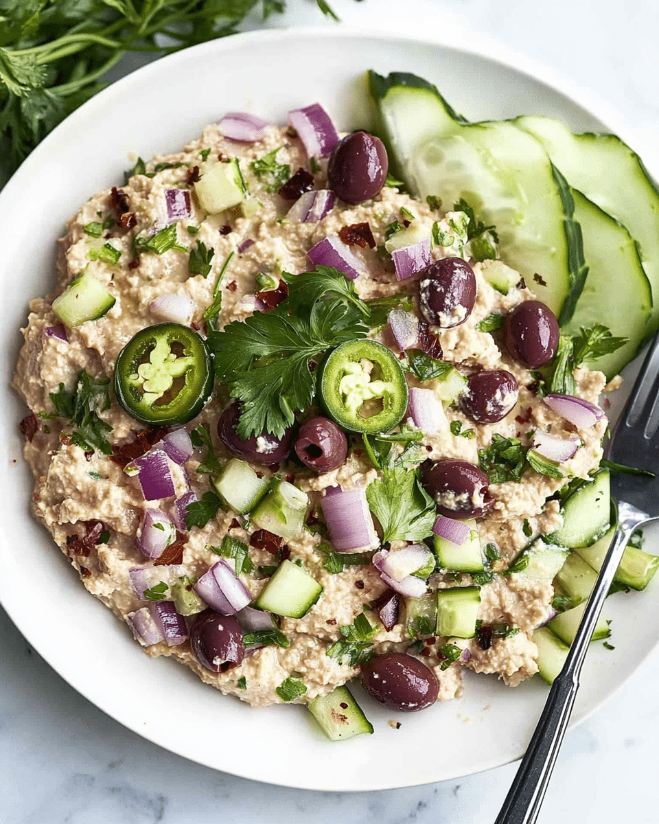 Mediterranean Tuna Salad Sandwich