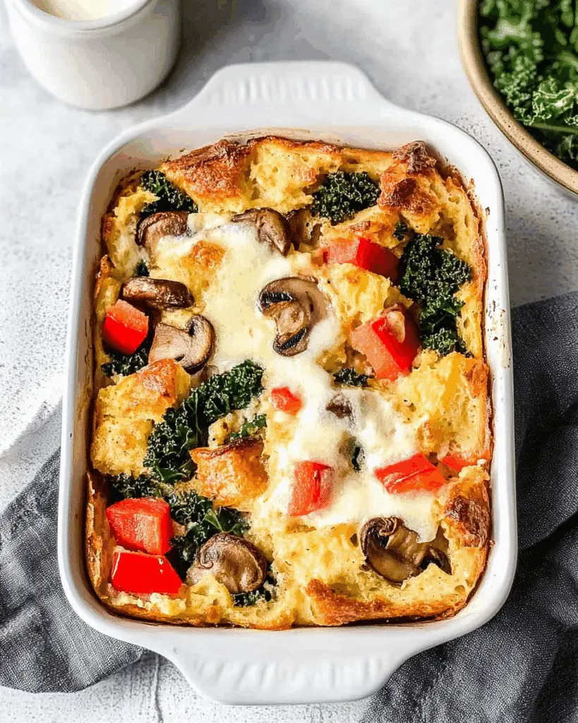 Vegetarian Breakfast Strata