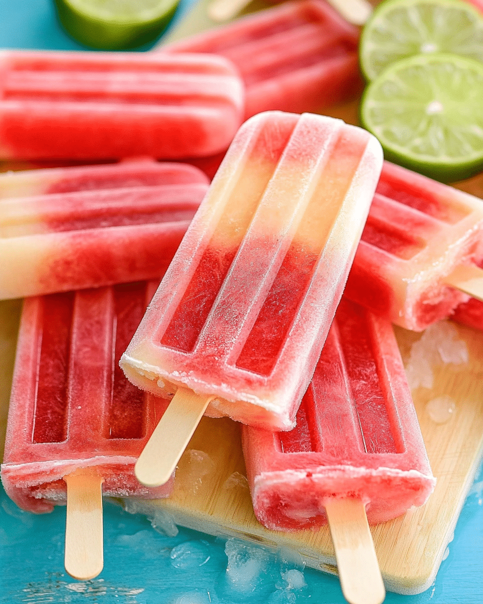 Watermelon Popsicles