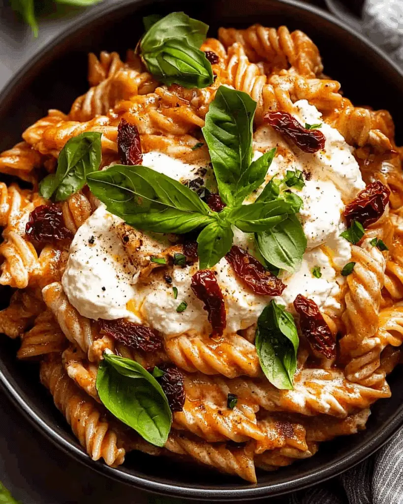 Whipped Ricotta One Pot Chicken Pasta
