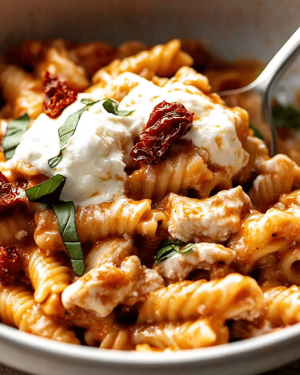 Whipped Ricotta One Pot Chicken Pasta