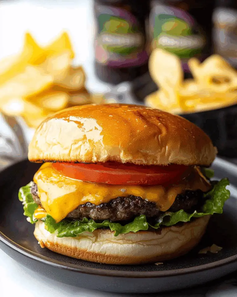 Air Fryer Burgers