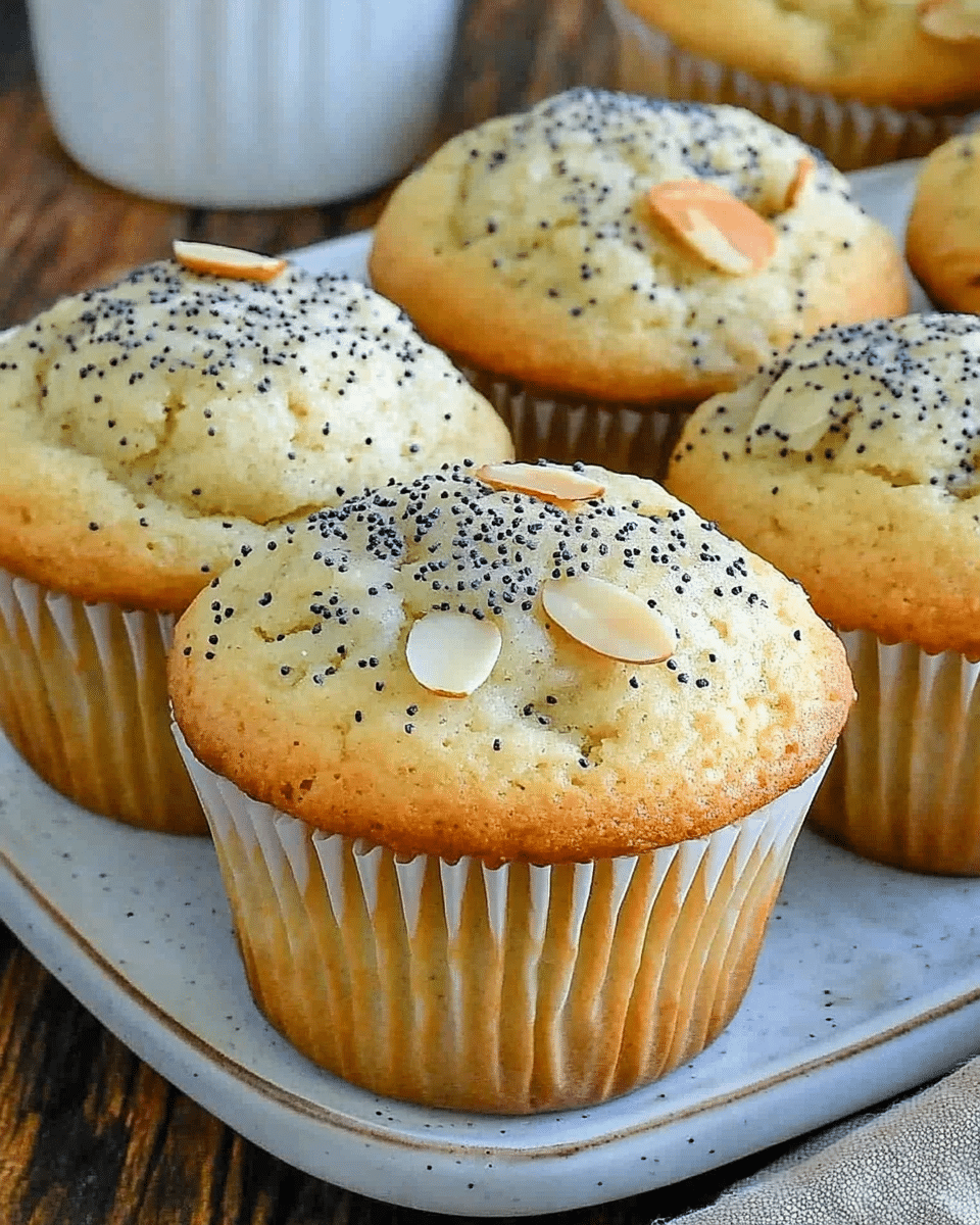 Almond Poppy Seed Muffins