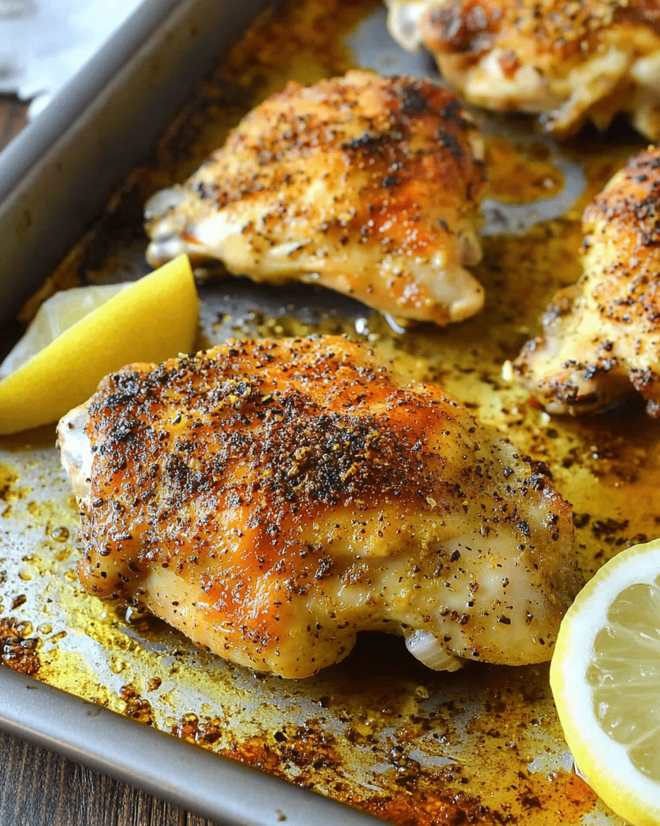 Baked Lemon Pepper Chicken