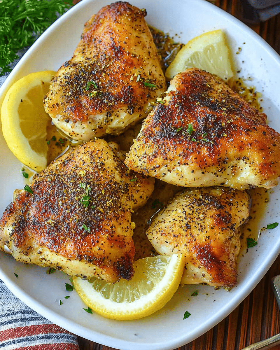 Baked Lemon Pepper Chicken