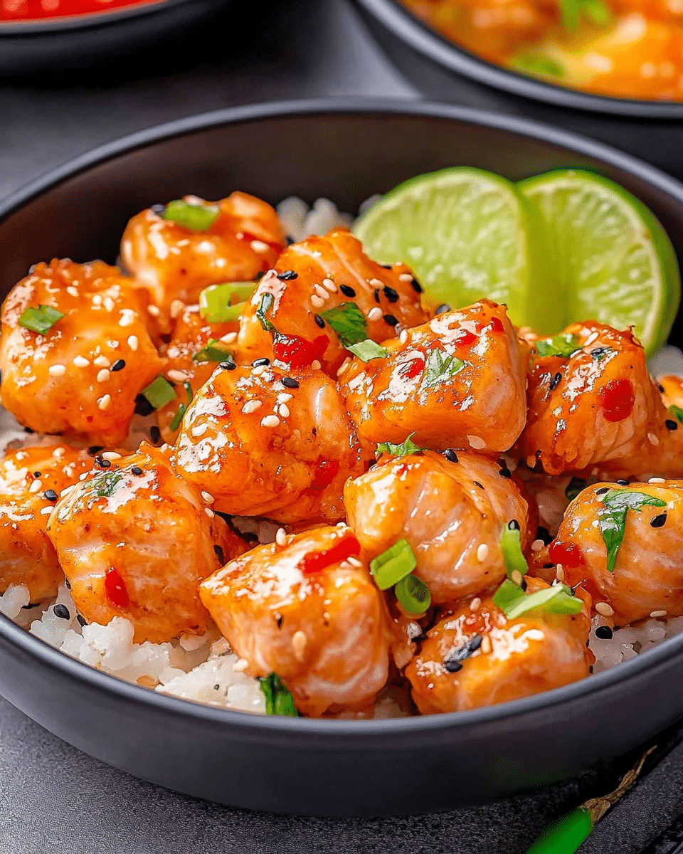 Bang Bang Salmon Bites