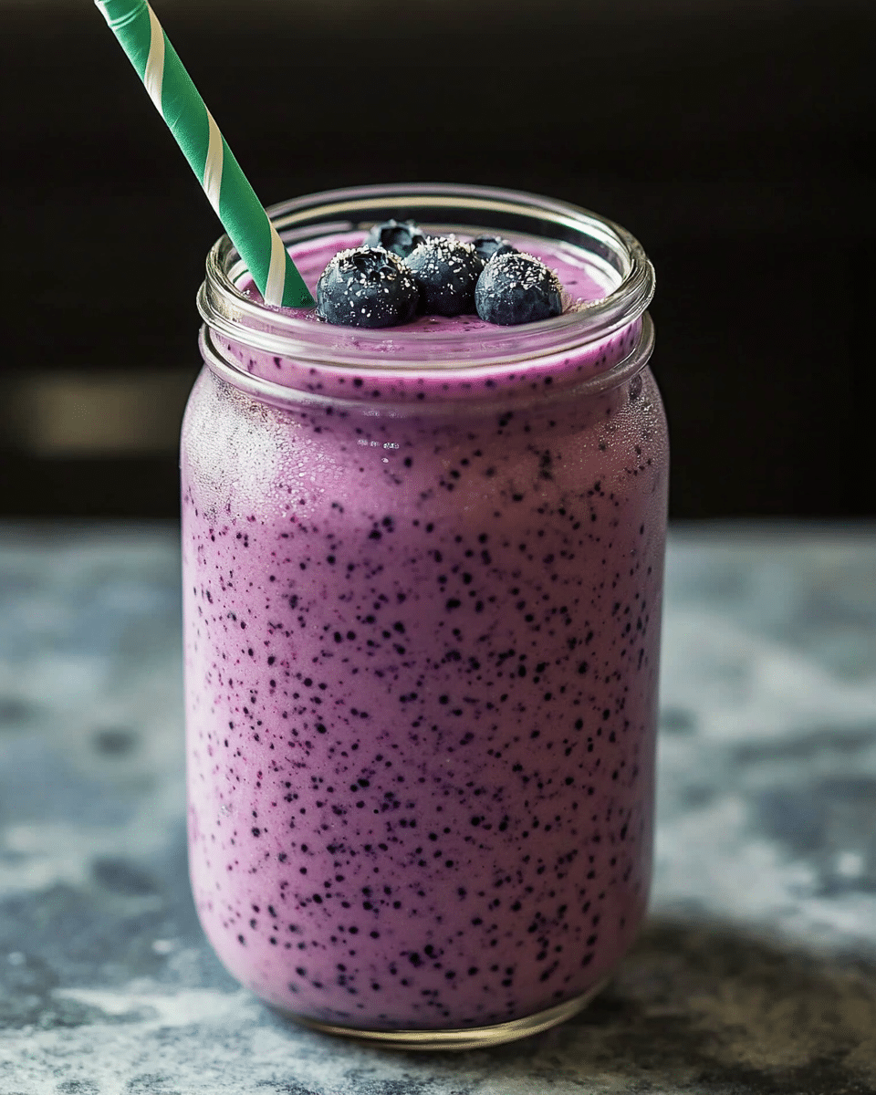 Blueberry Coconut Water Smoothie