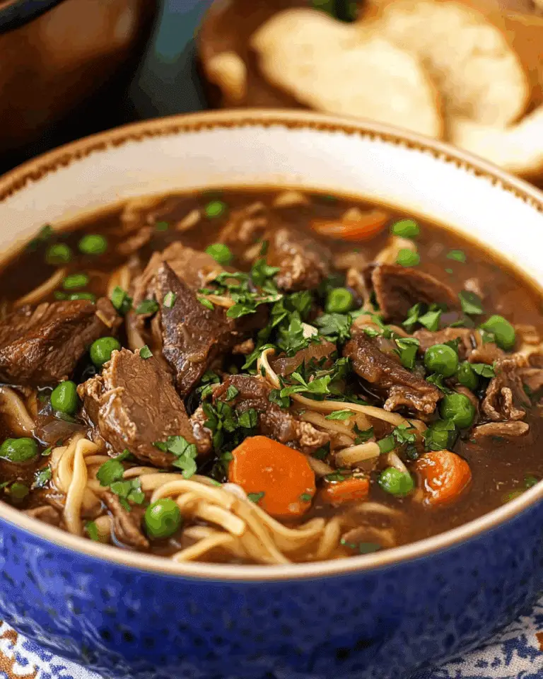 Braised Beef Noodle Soup