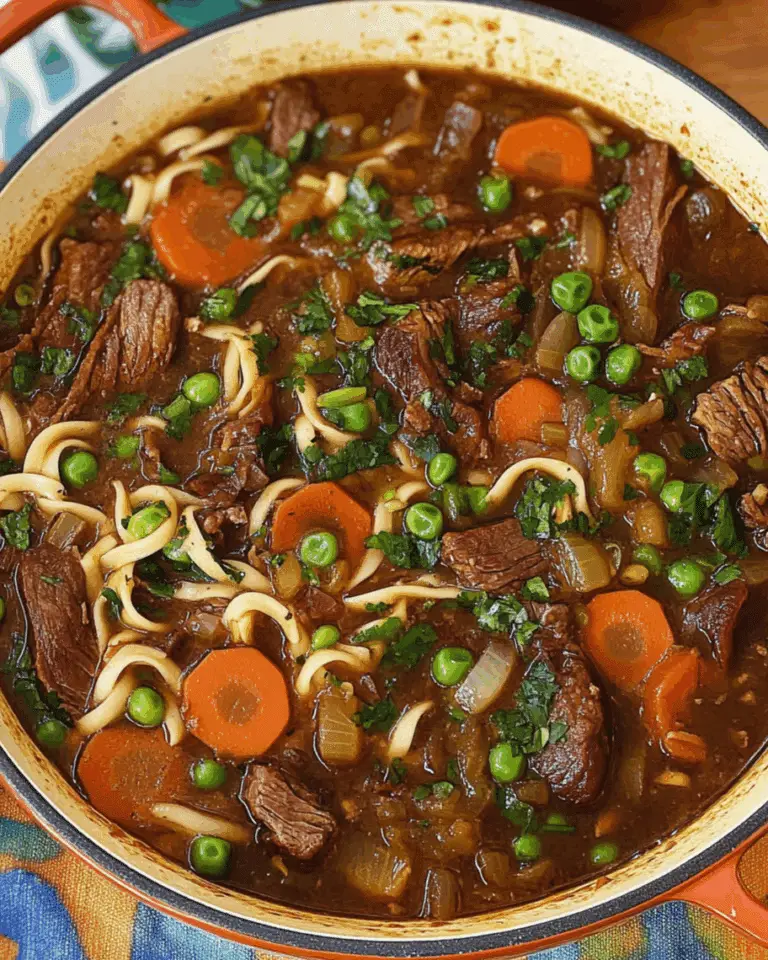 Braised Beef Noodle Soup