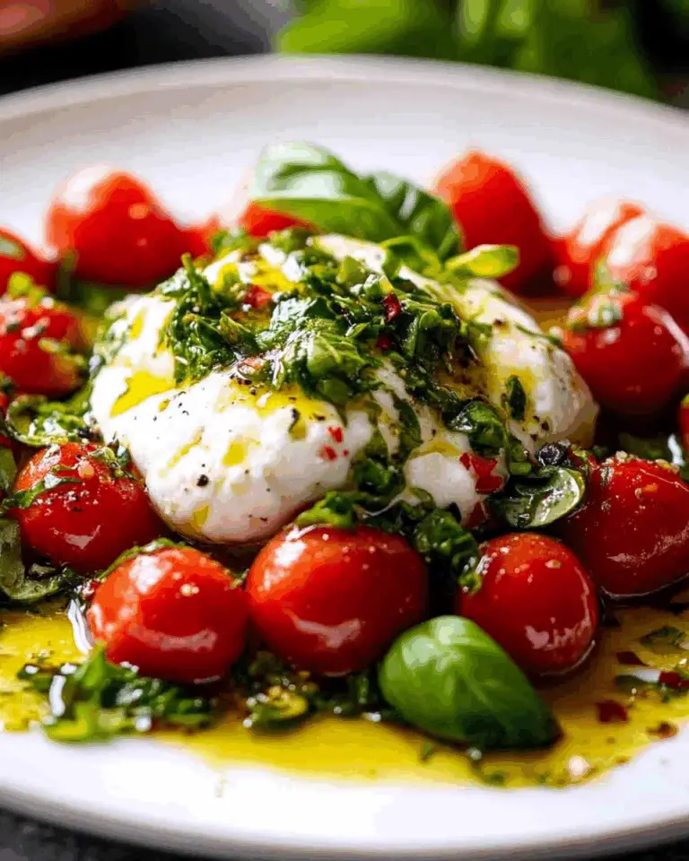 Bursty Tomato Burrata Salad
