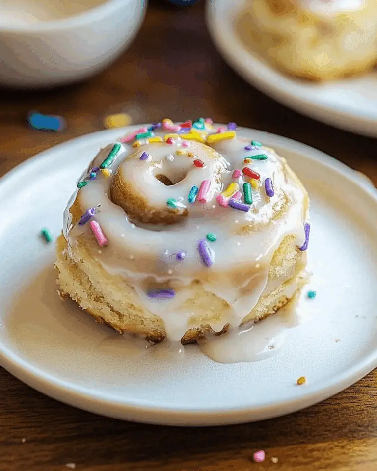 Cake Batter Cinnamon Rolls