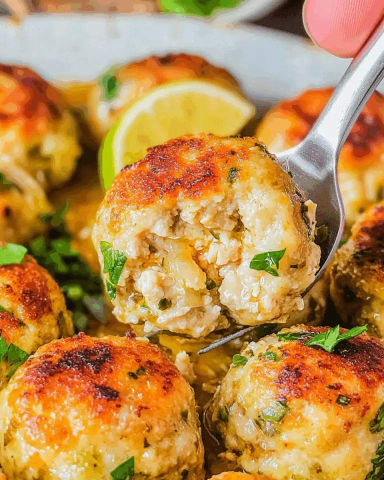 Chicken Piccata Meatballs