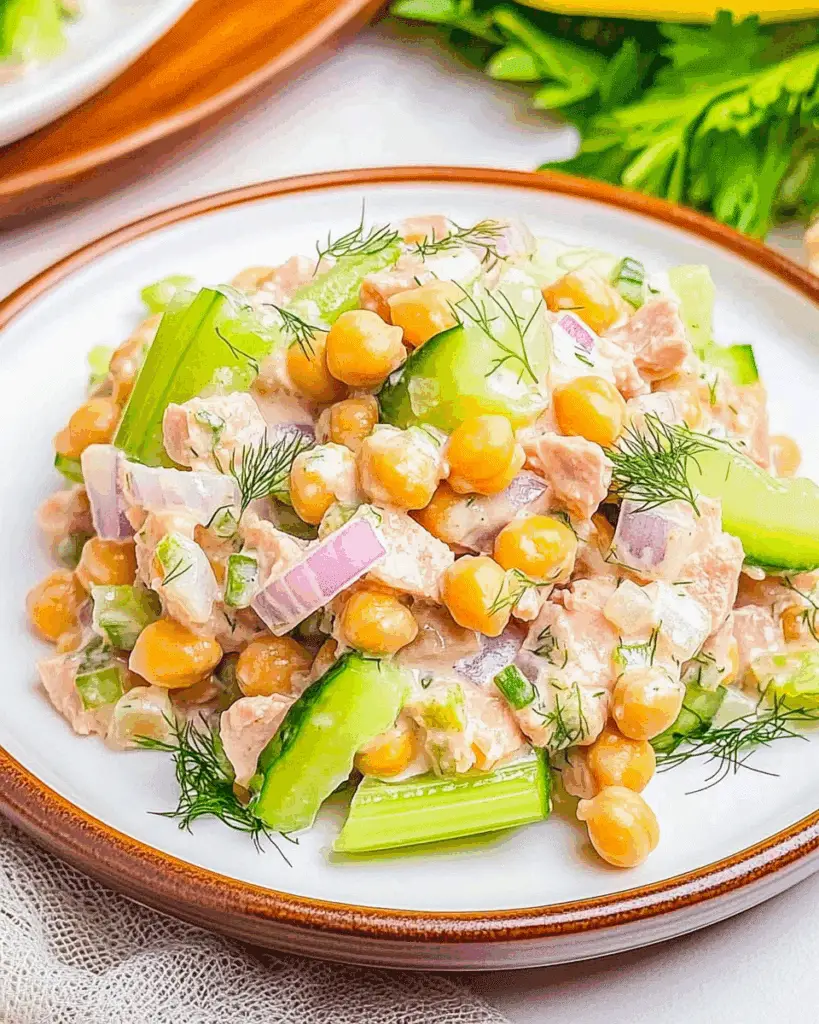 Chickpea Tuna Salad