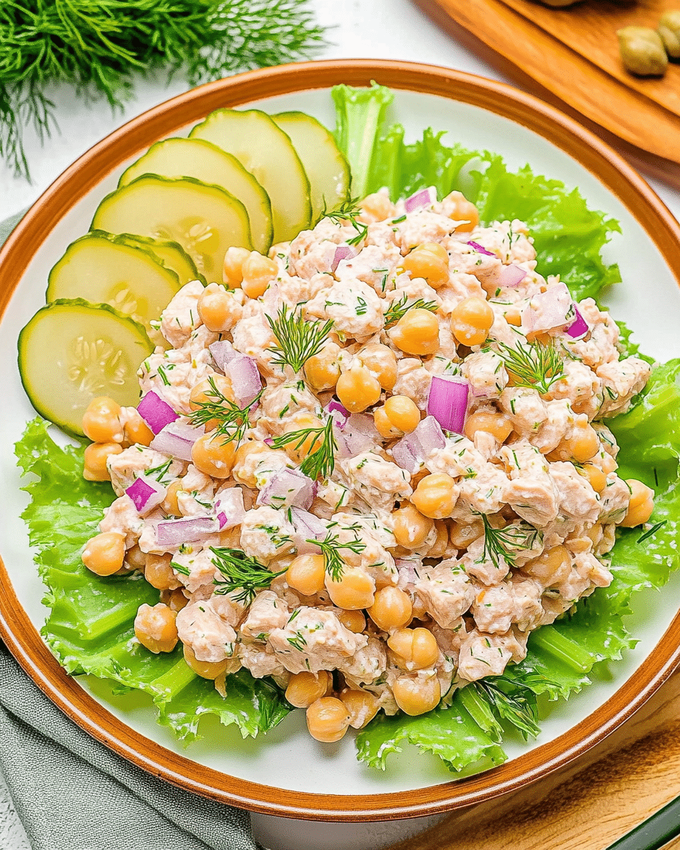 Chickpea Tuna Salad