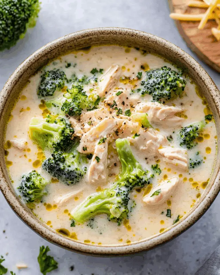 Broccoli Chicken Soup
