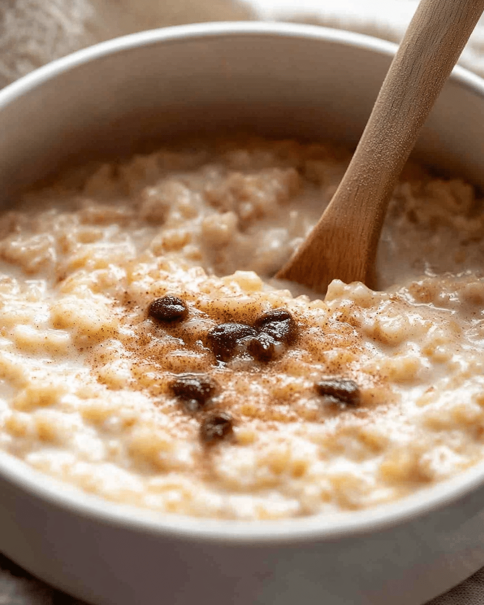 Creamy Cinnamon Rice Pudding