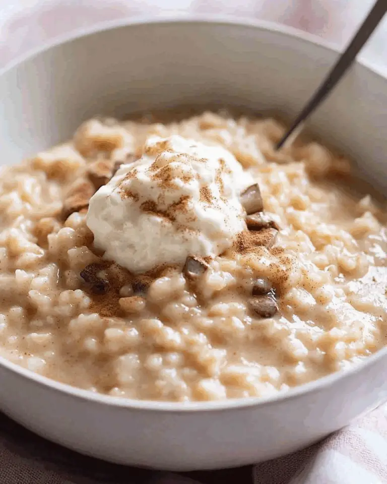 Creamy Cinnamon Rice Pudding