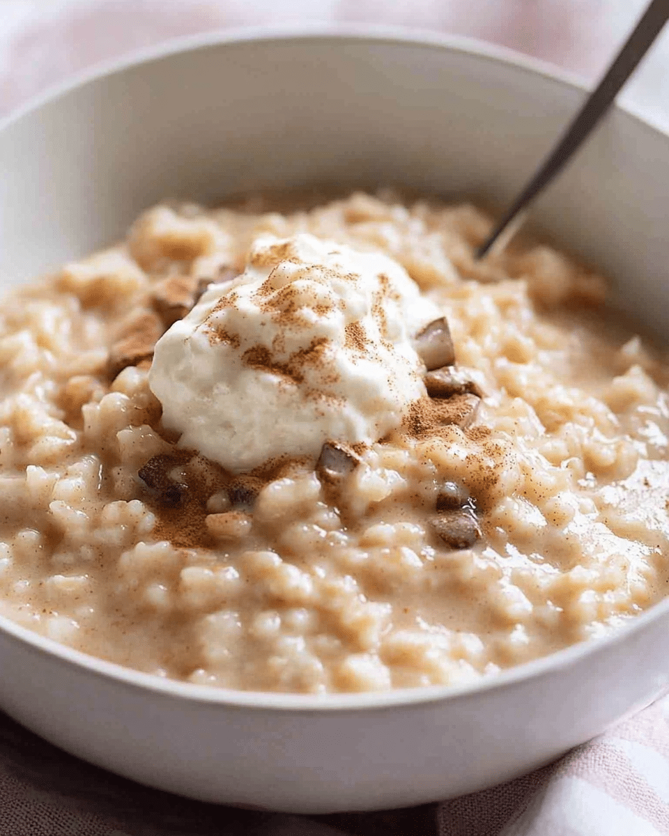 Creamy Cinnamon Rice Pudding