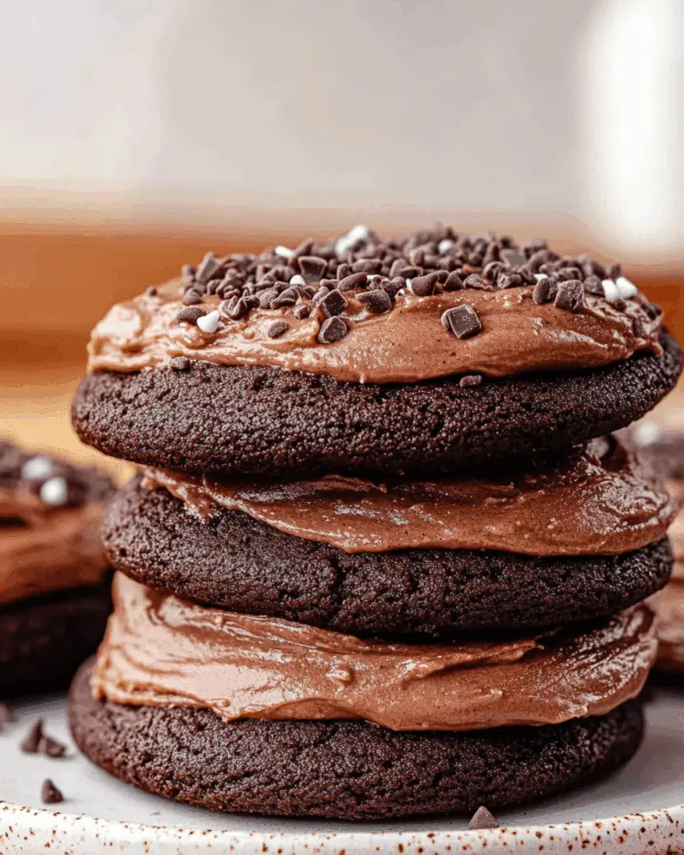 Frosted Chocolate Cookies