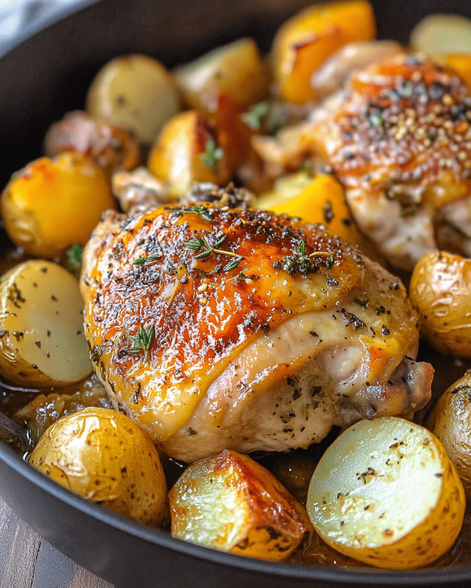 Lemon Garlic Herb Chicken and Potatoes