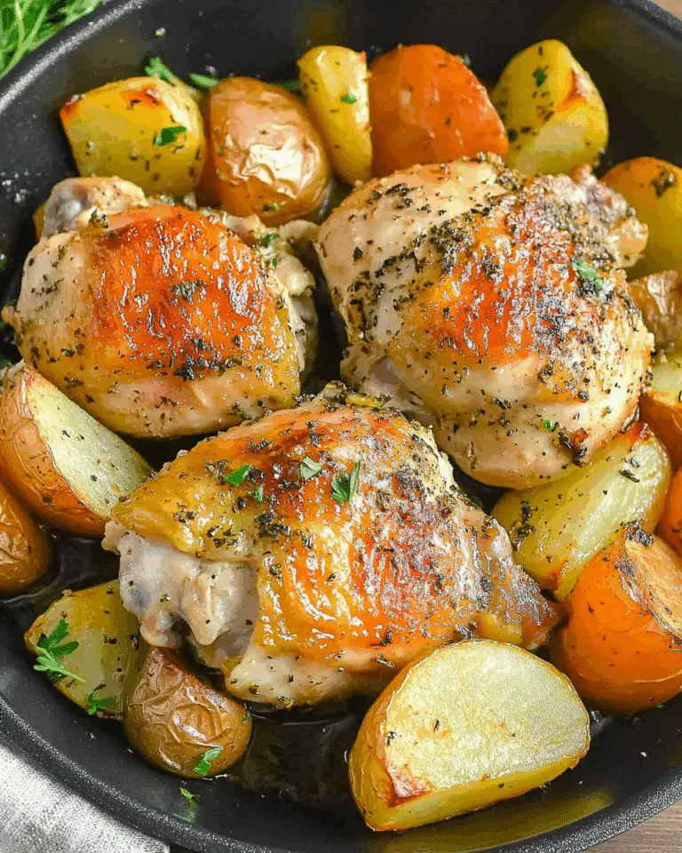 Lemon Garlic Herb Chicken and Potatoes