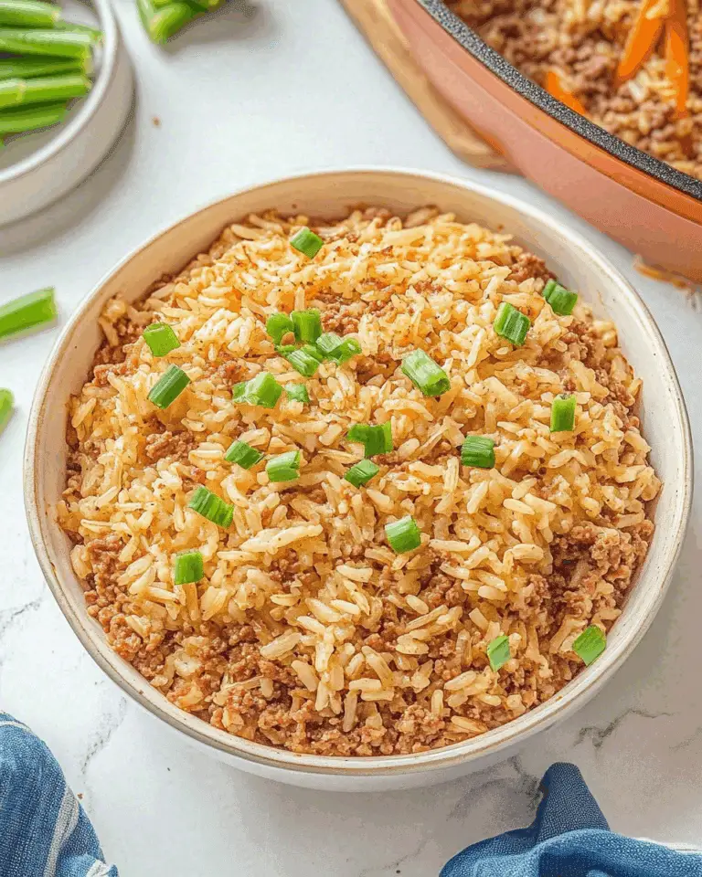 Ground Beef and Rice Casserole