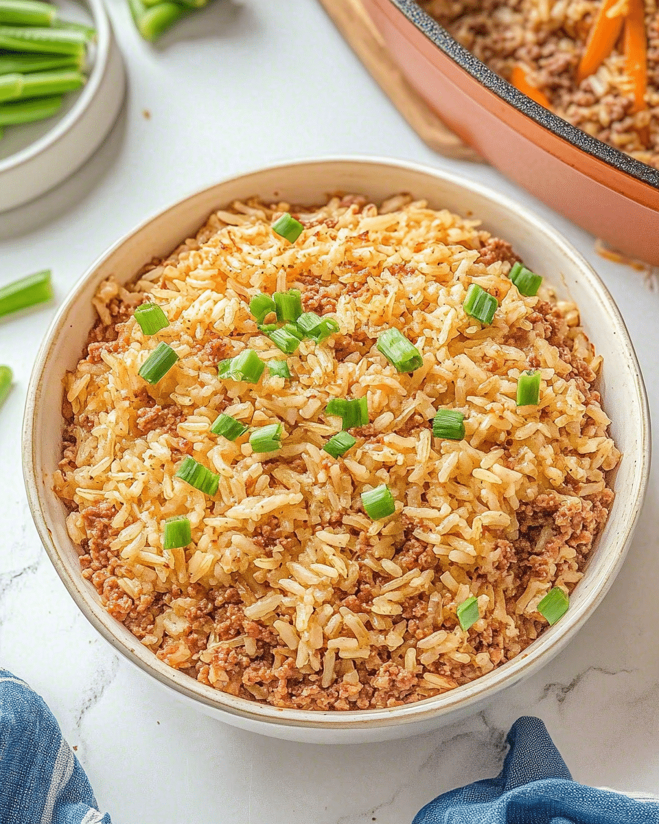 Ground Beef and Rice Casserole