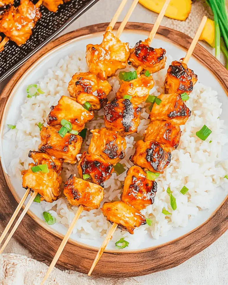 Thai Grilled Coconut Chicken Skewers